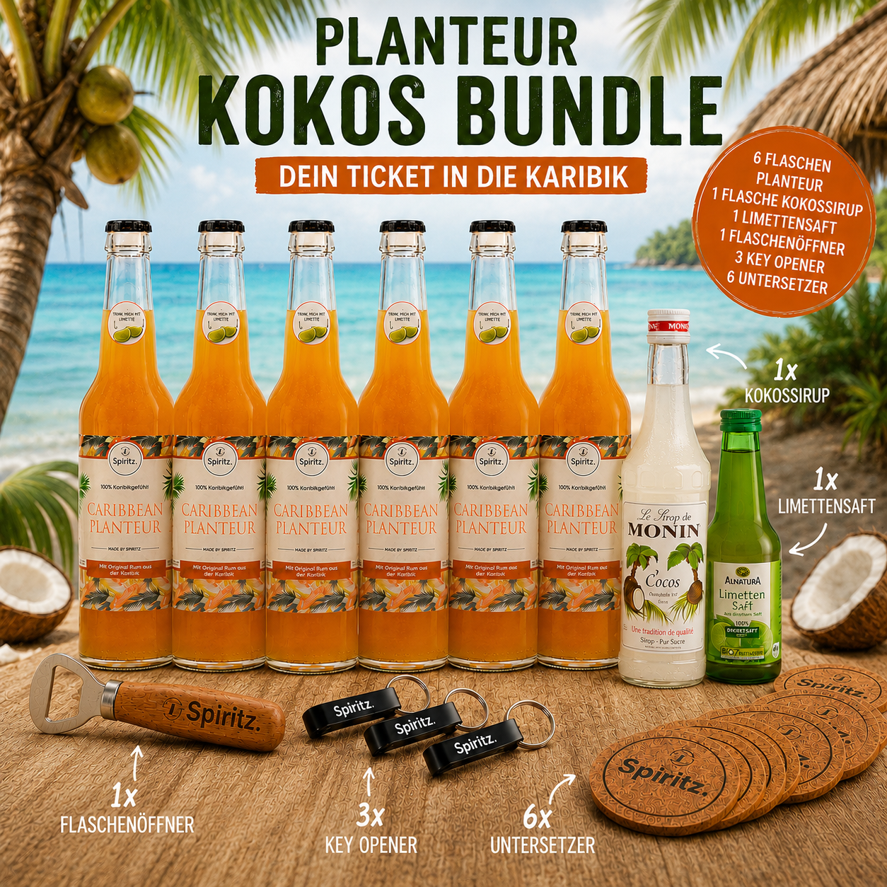 Planteur Kokos Bundle - 6x275ml - 10,6%vol.
