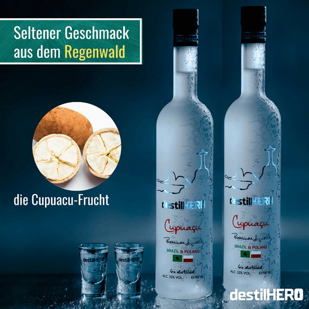 DestilHero Cupuaçu Likoer Flasche