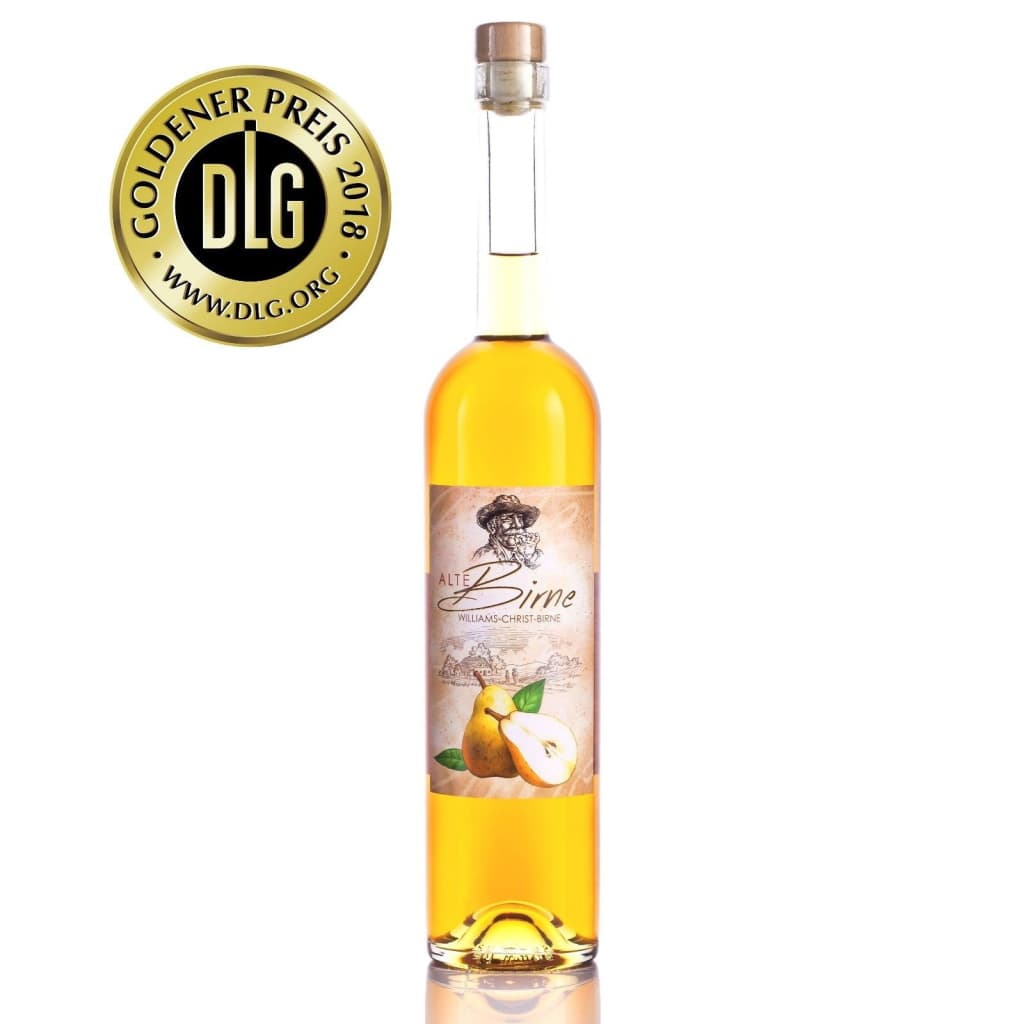 Kultbrand Alte Birne Williams-Christ-Birnen-Schnaps Flasche