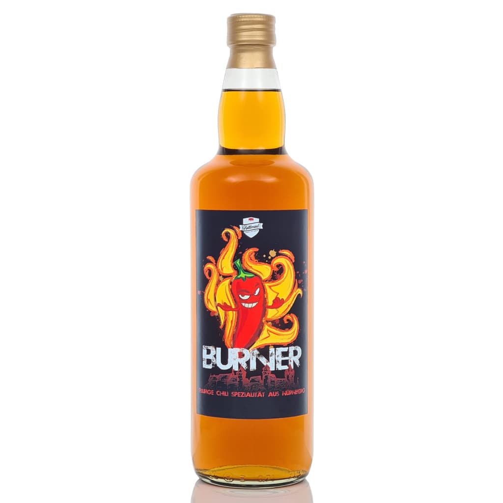 Kultbrand Burner Chili Schnaps Flasche
