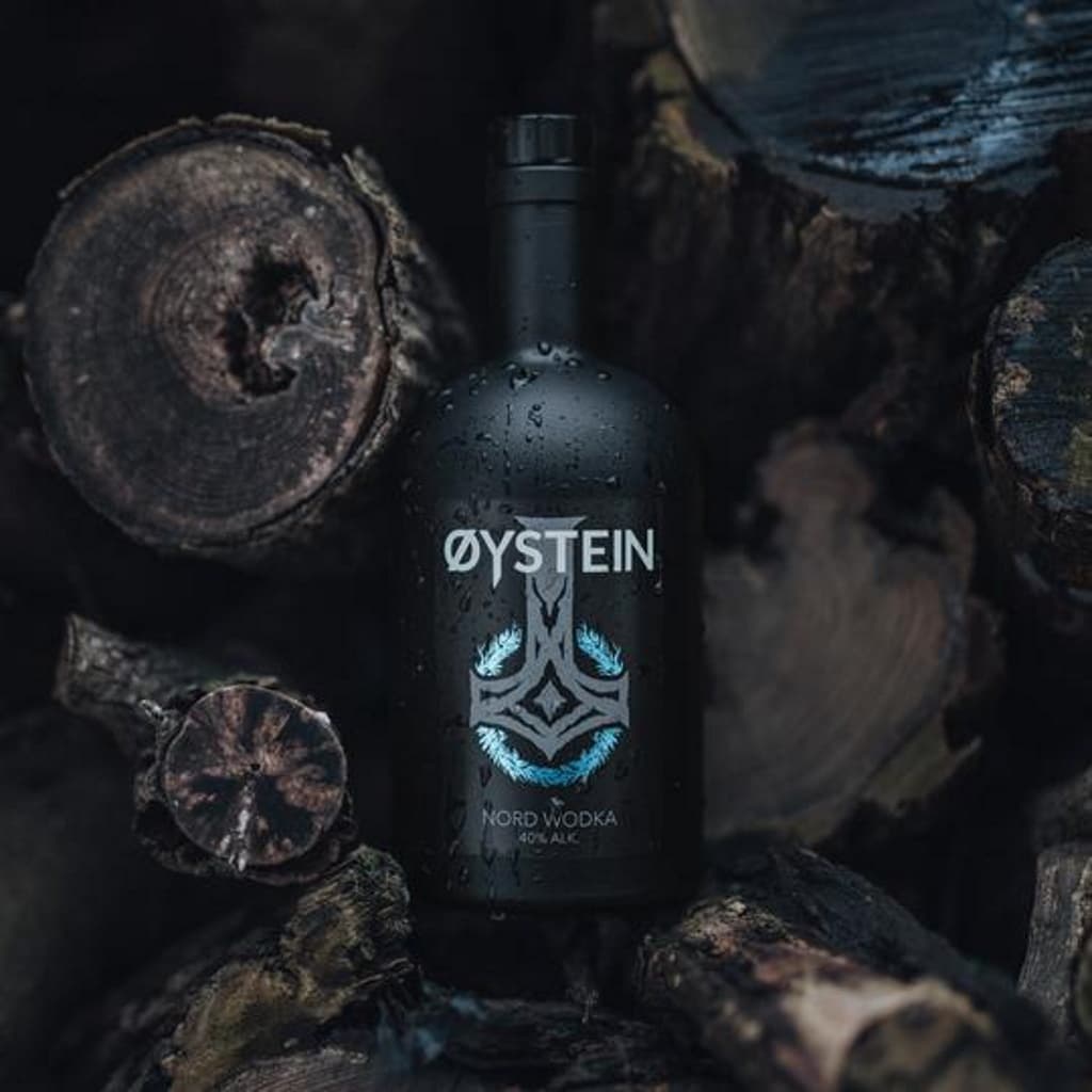 Øystein Nord Wodka Flasche