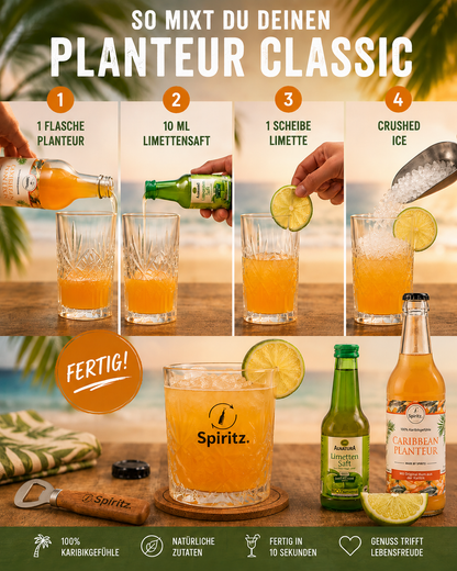 Planteur Classic Bundle mit Glas - 6x275ml - 10,6% Vol.